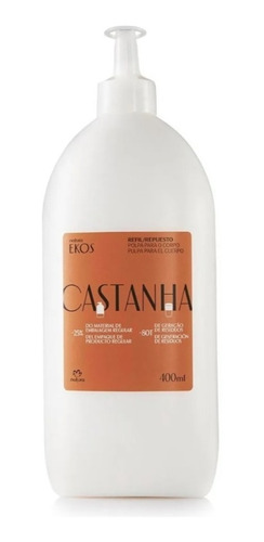 Repuesto Crema Para El Cuerpo Castaña Natura Ekos 400ml