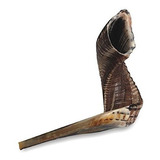 Shofar Ram's Horn Shofar Tamaño Grande 43-46cm Natural Negro