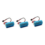 Kit 3 Baterias Cnc Mitsubishi Cr17335se-r Q6bat 1800mah 3v