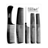 Kit De 4 Peines + 1 Cepillo Profesionales Eurostil