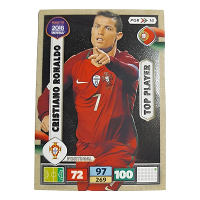 Tarjeta Cristiano Ronaldo #14 Road To Rusia 2018 Panini | Meses sin interés