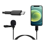 Microfono Corbatero Para iPhone iPad Streamig Video Cable