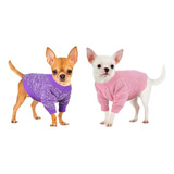 2 Piezas De Suéteres Perros Chihuahua Perros Pequeños...