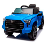 Mini Carro Elétrico Infantil Toyota Tundra Som Luz Azul