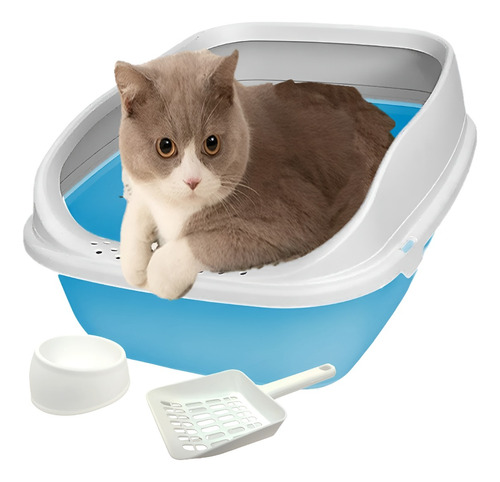 Caja De Arena Sanitaria Baño Arenero Gato Pala Arenero Gatos