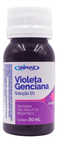 Violeta Genciana  Matizar Colorir Cabelo 30ml Uniphar 1%