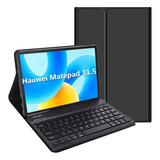 Funda Con Teclado Para Huawei Matepad 11.5 2023 Negro