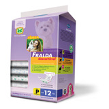 Fralda Descartável P/ Cães Chalesco 12 Unid. Tam. P