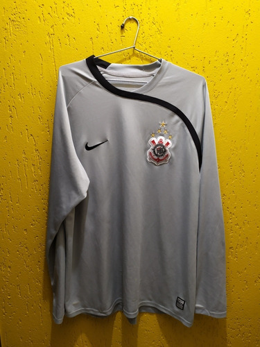 Camisa Do Corinthians Nike Manga Longa Cinza