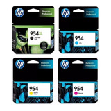 Cartuchos Hp 954xl Negro + 954 C-m-y Estandar Originales