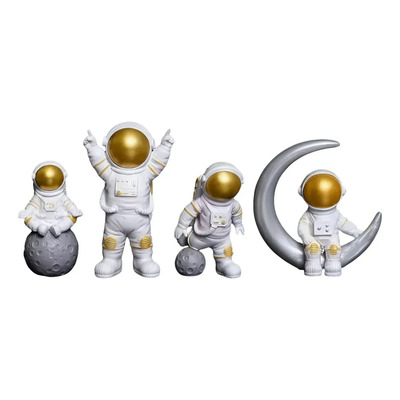 Adornos De Astronauta Para Escritorio Figura Decorativa 4pcs | MercadoLibre