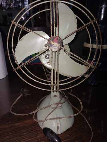 Ventilador De Mesa- Antiguo Funcionando