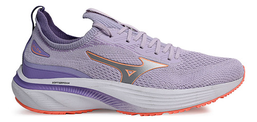 Tênis Esportivo Mizuno Glow Lilás Feminino