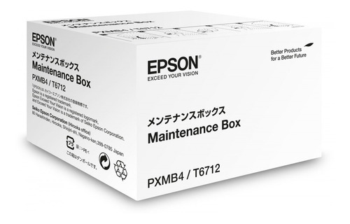 Caja Tanque Mantenimiento Epson T6712 Wf-6090 Wf-6590 Wf-859