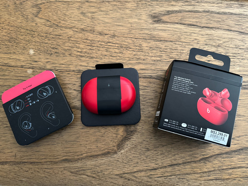 Beats Studio Buds Rojo Bluetooth, Cancelación De Ruido