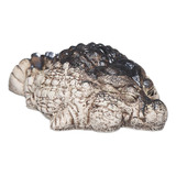 Mini Figura De Cocodrilo De Arcilla De Cerámica Para