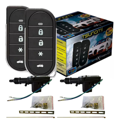 Alarma Auto Extreme Tsunami Carros Combo Con 2 Actuadores