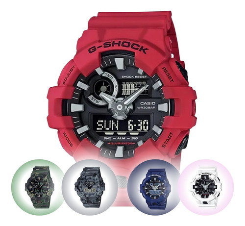 Relógio Casio G-shock Analógico Digital Masculino Ga-700