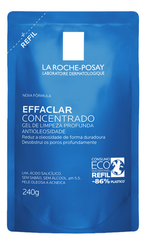 La Roche-posay Effaclar Concentrado - Gel De Limpeza 240g