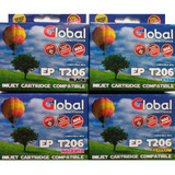 Combo Cartuchos Compatibles Para Epson Xp 2101 206 X4