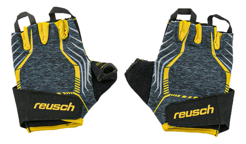 Guante Reusch Ciclismo Unisex Pro Tec Negro-amarillo Ras