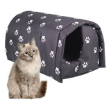 Refugio Para Gatos Callejeros, Casa Impermeable, Plegable Y