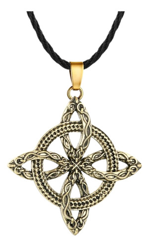Collar Nudo Bruja Triqueta Celta Vikingo Amuleto Nordico