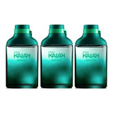 Kit X3 Perfumes Kaiak Aventura Masculinos Natura