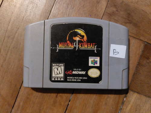 N64 Juego Mortal Kombat 4 Mk4 Americano Original Nintendo 64