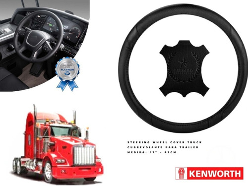 Funda Cubrevolante De Trailer Truck Piel Kenworth T800 2024