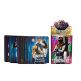 Cartas Fortnite 24 Unidades Empaque Caja Carton Metalizado