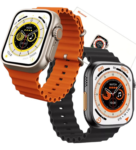 Relógio Smartwatch W68+ 8 Ultra Pro Max 49mm Lançamento 2023