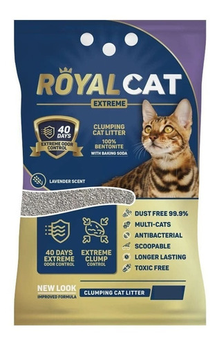 Arena Para Gatos Royal Lavanda 5 Kilos 