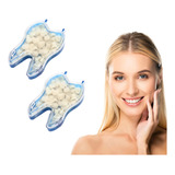 2×temporary Front Crowns For Porcelain Teeth D