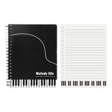 S Cuaderno Con Piano De Cola B6, 17.5x13 Cm, Pack De 3