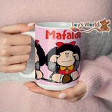 Taza Blanca Grande 15oz (443ml) Mafalda 
