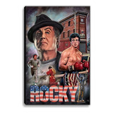 Cuadro Decorativo De Película Rocky -56x86cm-