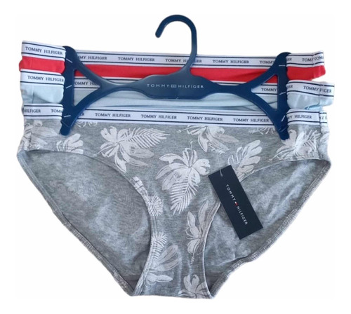 Set De 3 Calzón Bikini Tommy Hilfiger Original Talla S