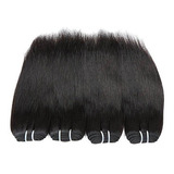 20cm Tejido De Cabello Humano Recto 4 Paquetes 200g