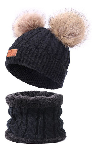 * Gorro Punto, Bufanda Infantil, Gorro Para Niños, Bufanda