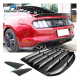 Fits 15-23 Mustang Cv Style Rear Window Louver & Quarter Zzg