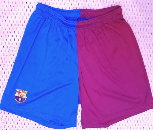 Short Futbol Fc Barcelona 21/22, Made In Spain, Talle M, 
