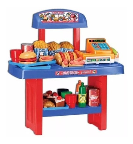 Juego Fast Food Petit Gourmet Y Caja Registradora Lionels