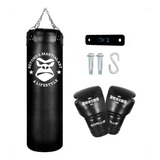 Boxe Luva 12oz + Saco De Pancadas 120 + Suporte Kit Gorilla