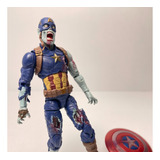 Capitan America Zombie Figura De Marvel Legends 