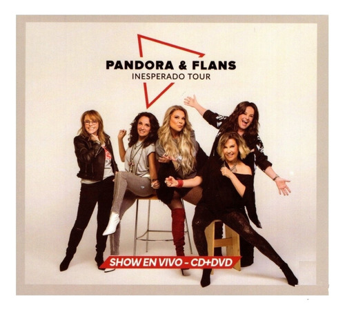 Pandora & Flans Inesperado Tour Box 2 Discos Cd + Dvd