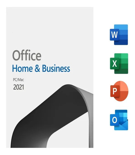 Microsoft Office Home And Business 2021, 1 Pc/mac Permanente