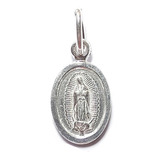 Colgante Virgen De Guadalupe 20mm Plata Fina 925