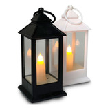  Luminária Lamparina Velas 13cm Lampião Artificial Led Cores