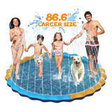 Splash Pad De 86.6 Pulgadas, Aspersor De Toffos Para Perros